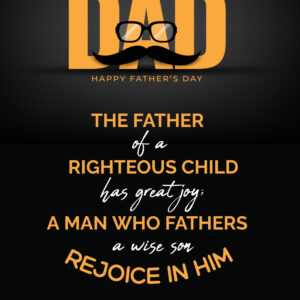 Bible verse for fathers day proverb 2324 Matthew 17:1-13 “The Glory Before the Cross”