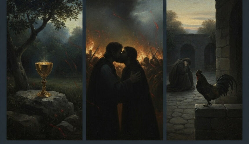 Matthew 26.36-75 Matthew 26:36-75 “The Cup, the Kiss, and the Rooster”