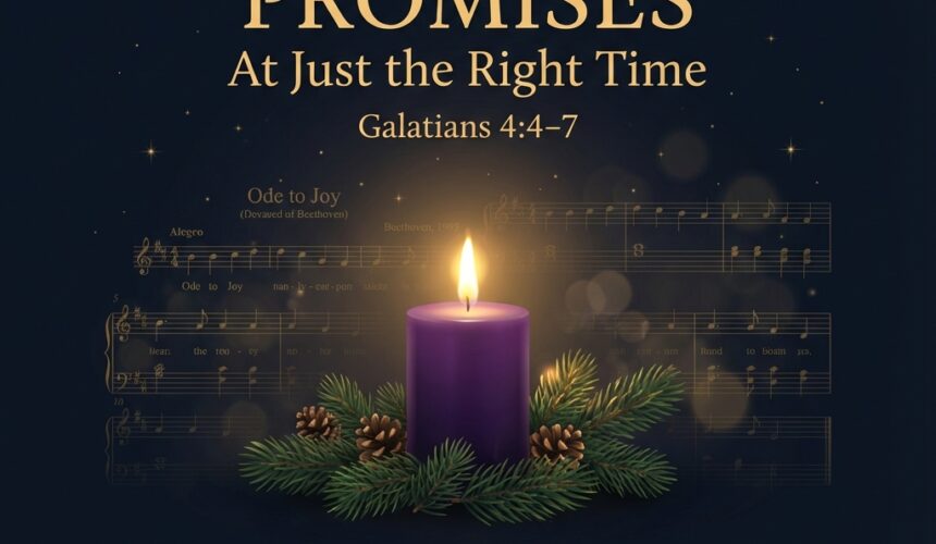 Galatians 4.4-7 Galatians 4:4-7 “Unhurried Promises: At Just the Right Time”